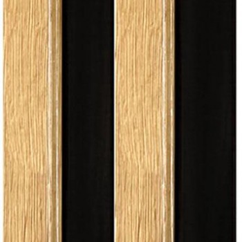 PS PANEL  ΜΕ 3D ΠΗΧΑΚΙΑ F4 RESIDENCE 21/122 mm  NAT.OAK/BLACK NewPlan