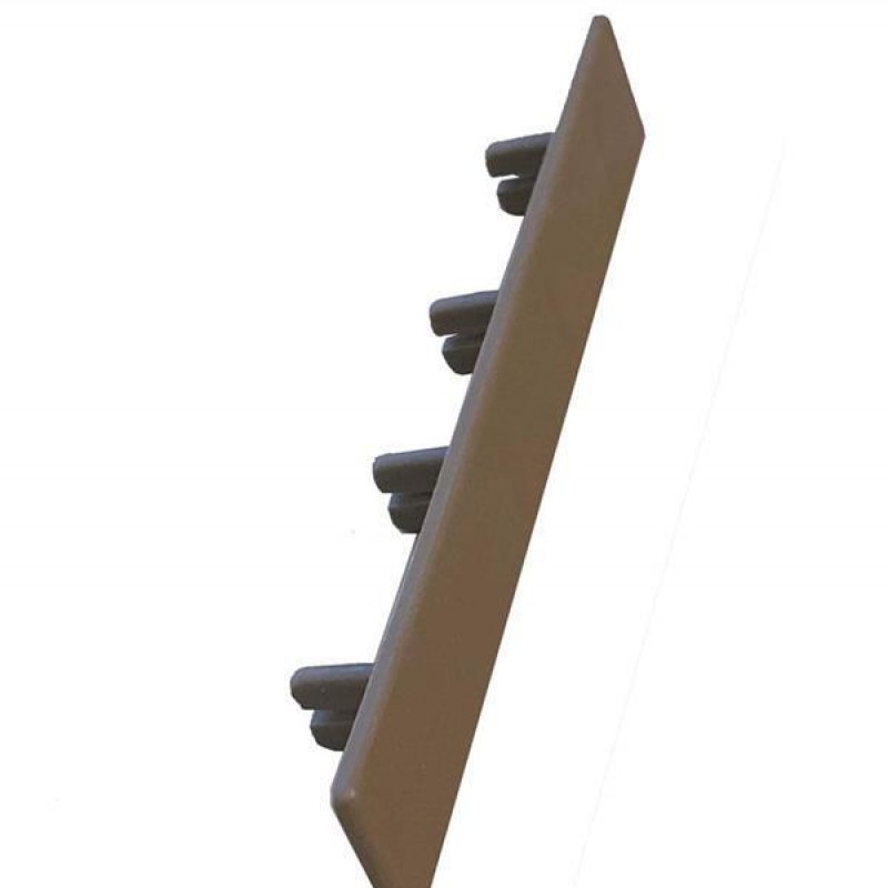 ΤΑΠΑ ΠΛΑΣΤΙΚΗ ΓΙΑ DECK ΔΑΠΕΔΟΥ Φ12 4040 BROWN NewPlan