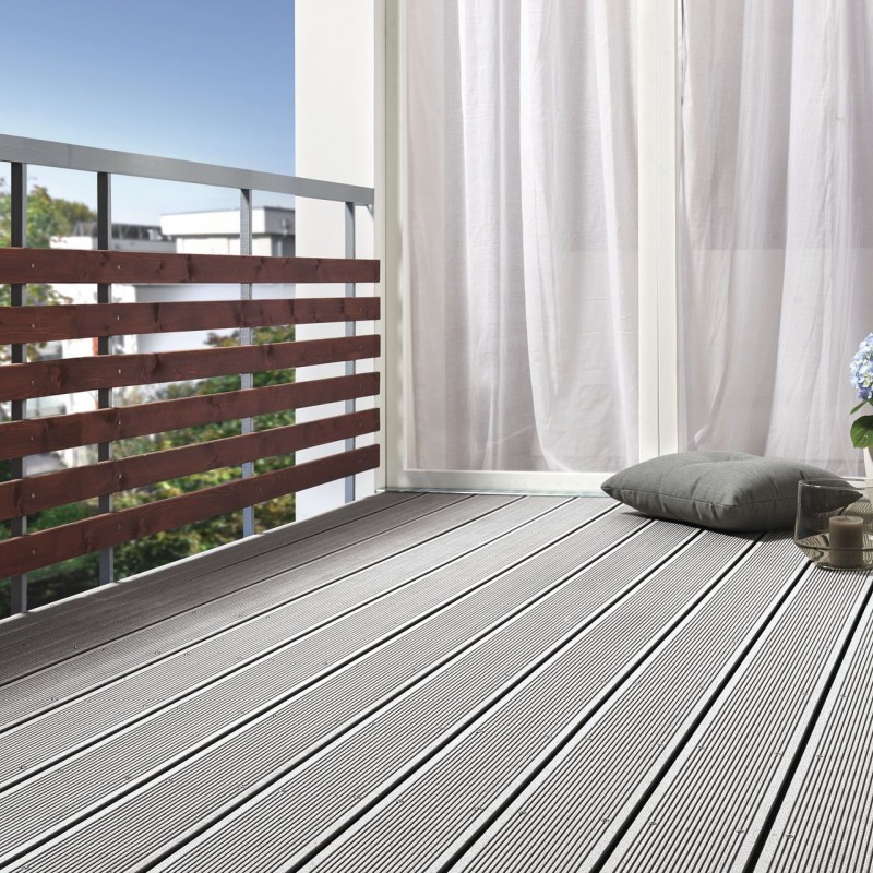 DECK-WPC ΔΑΠΕΔΟΥ 25/145mm L.GREY 180 NewPlan