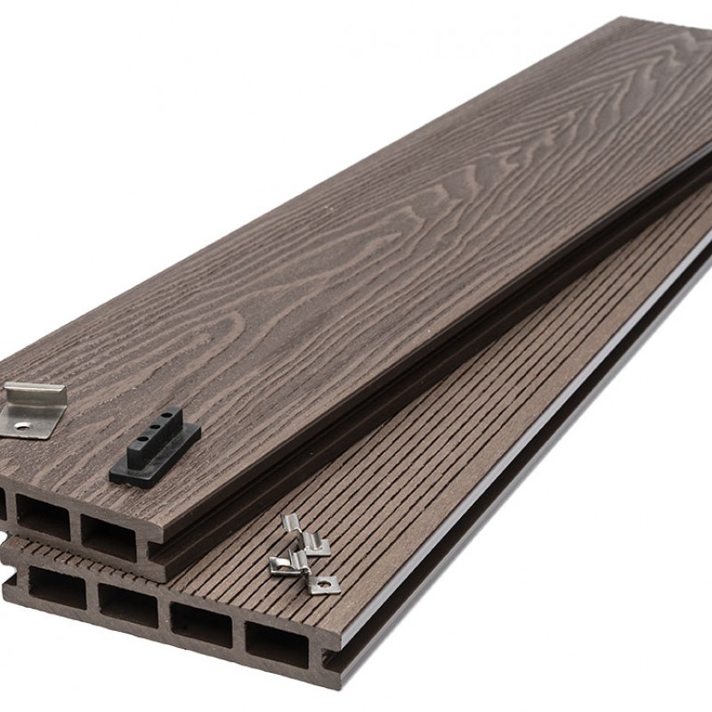 DECK-WPC ΔΑΠΕΔΟΥ ΝΕΑΣ ΓΕΝΙΑΣ 25/146mm D.BROWN 80110 NewPlan
